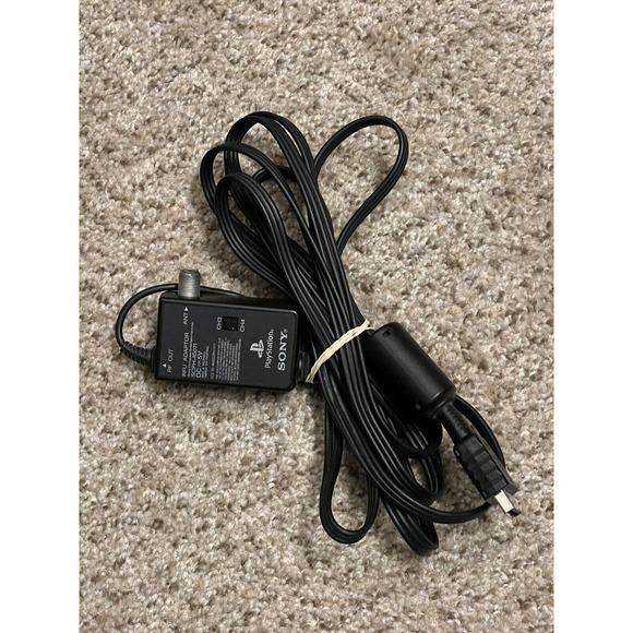 Sony PlayStation RFU Adapter Coax Cable SCPH-10071 Genuine PS1 PS2 OEM - Picture 1 of 4